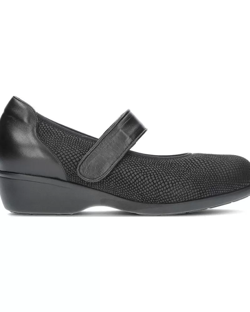 Woman CLEMENT SALUS Woman Flat Shoes Mercedita Horma Extra Ancha 442156 Nevada Black