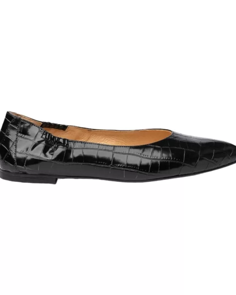 Woman EVA MAÑAS Woman Flat Shoes Eva Manas Salon Babucha Piel 1481 Negro