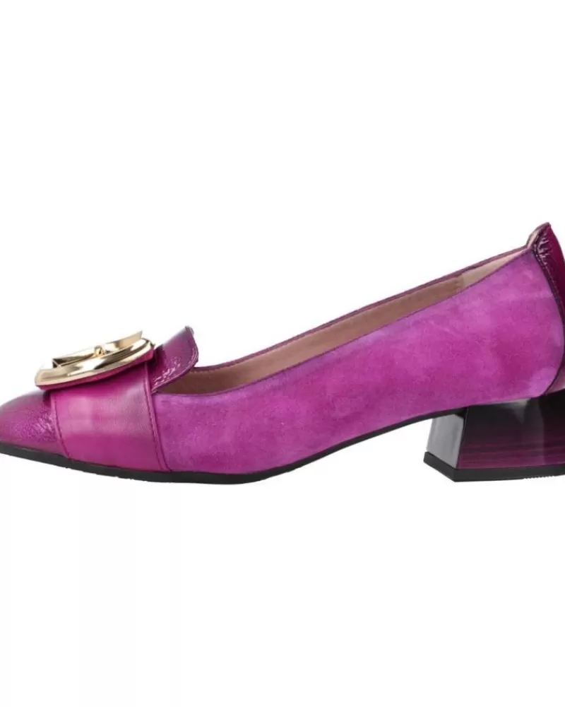 Woman HISPANITAS Woman Flat Shoes Manila Rio Violeta