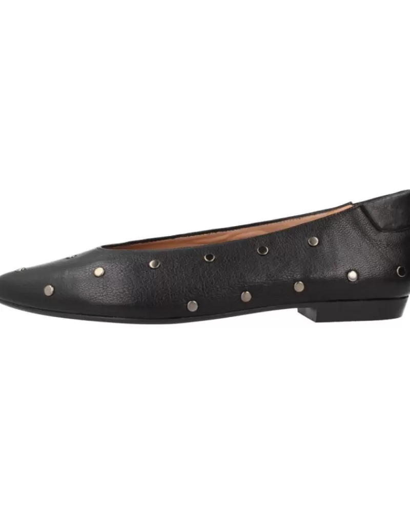 Woman MIUXA Woman Flat Shoes Zuleica Negro