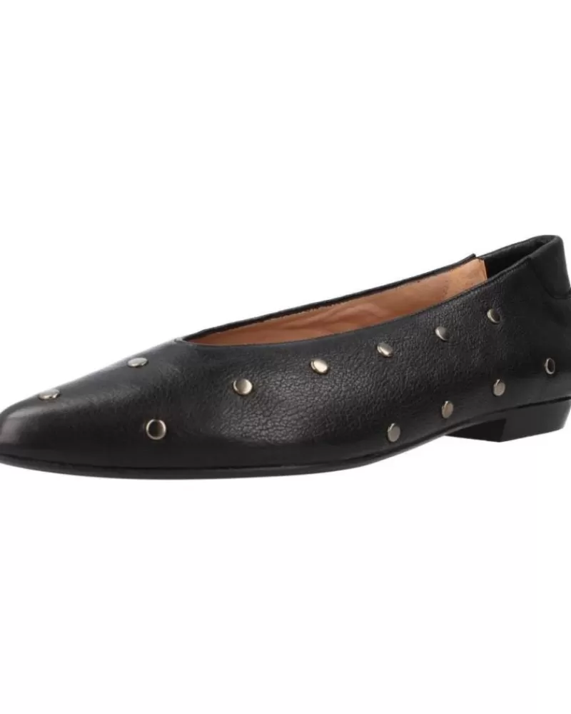 Woman MIUXA Woman Flat Shoes Zuleica Negro