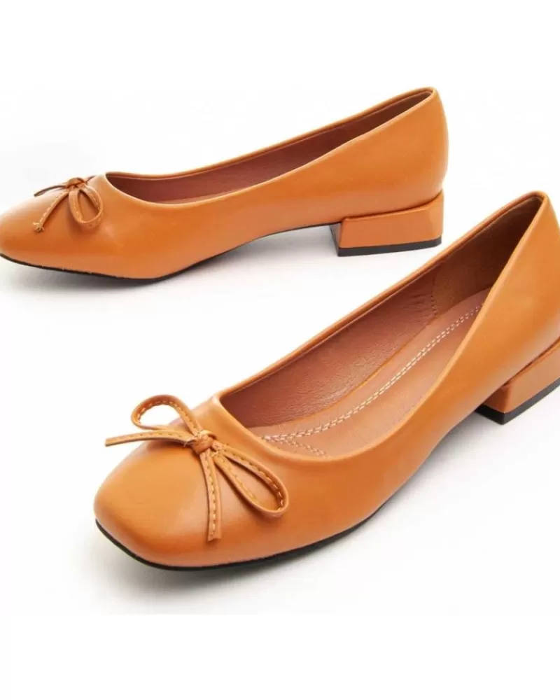 Woman MONTEVITA Woman Flat Shoes Bailara2 Brown