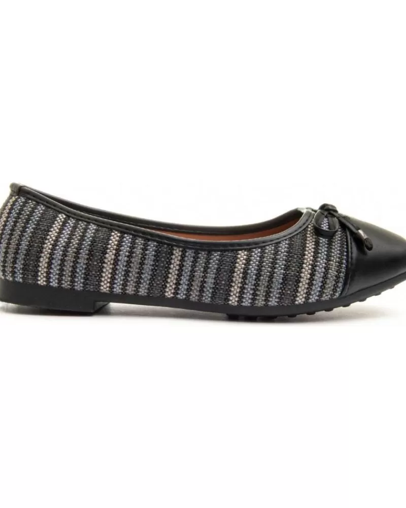 Woman MONTEVITA Woman Flat Shoes Bailara3 Black