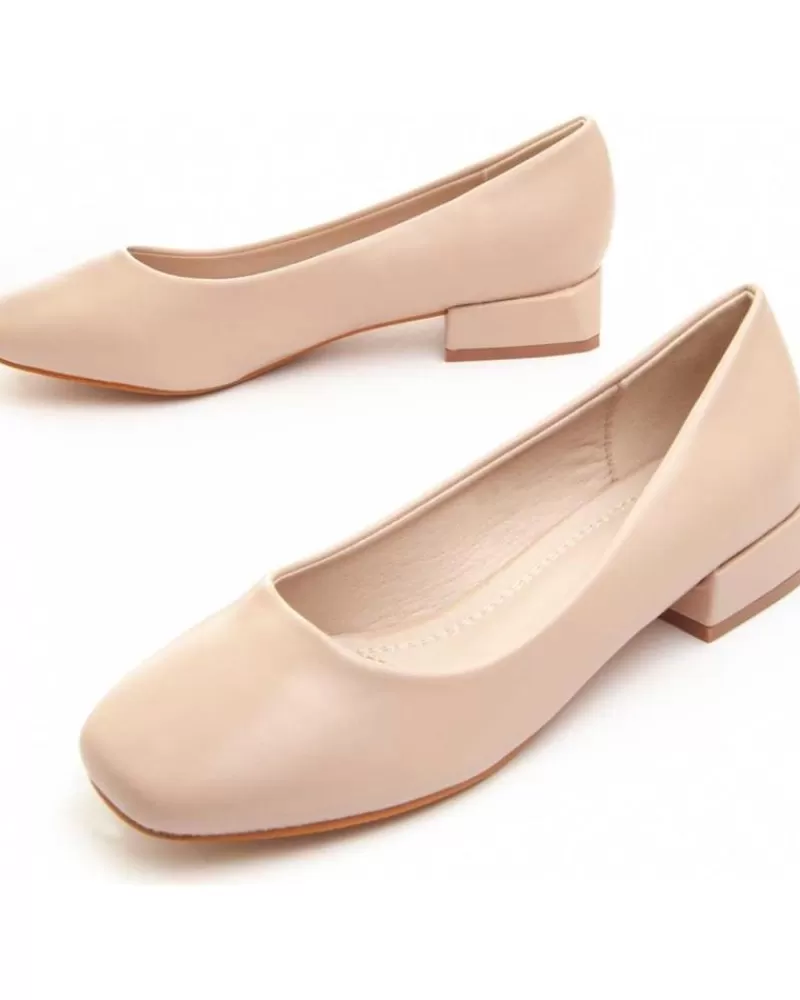 Woman MONTEVITA Woman Flat Shoes Bailara Beige