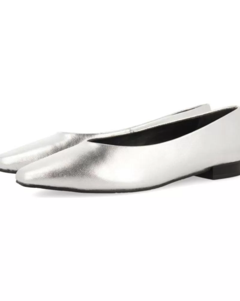 Woman OTRAS MARCAS Woman Flat Shoes Bailarina 70813 Hamre Plata