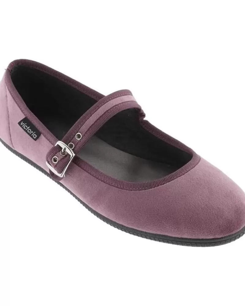 Woman VICTORIA Woman Flat Shoes Bailarinas 104913 Malva Morado
