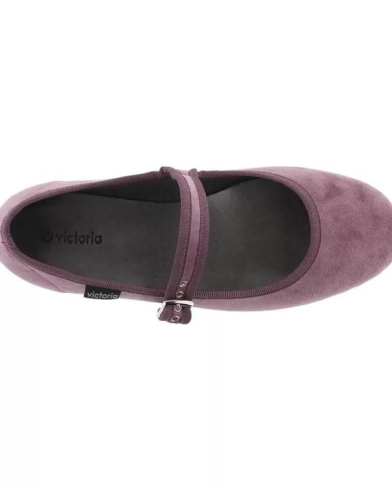 Woman VICTORIA Woman Flat Shoes Bailarinas 104913 Malva Morado