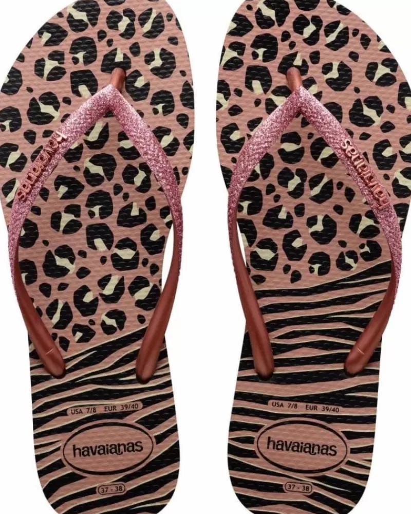Woman HAVAIANAS Woman Flip Flops 4147964H Animal Print