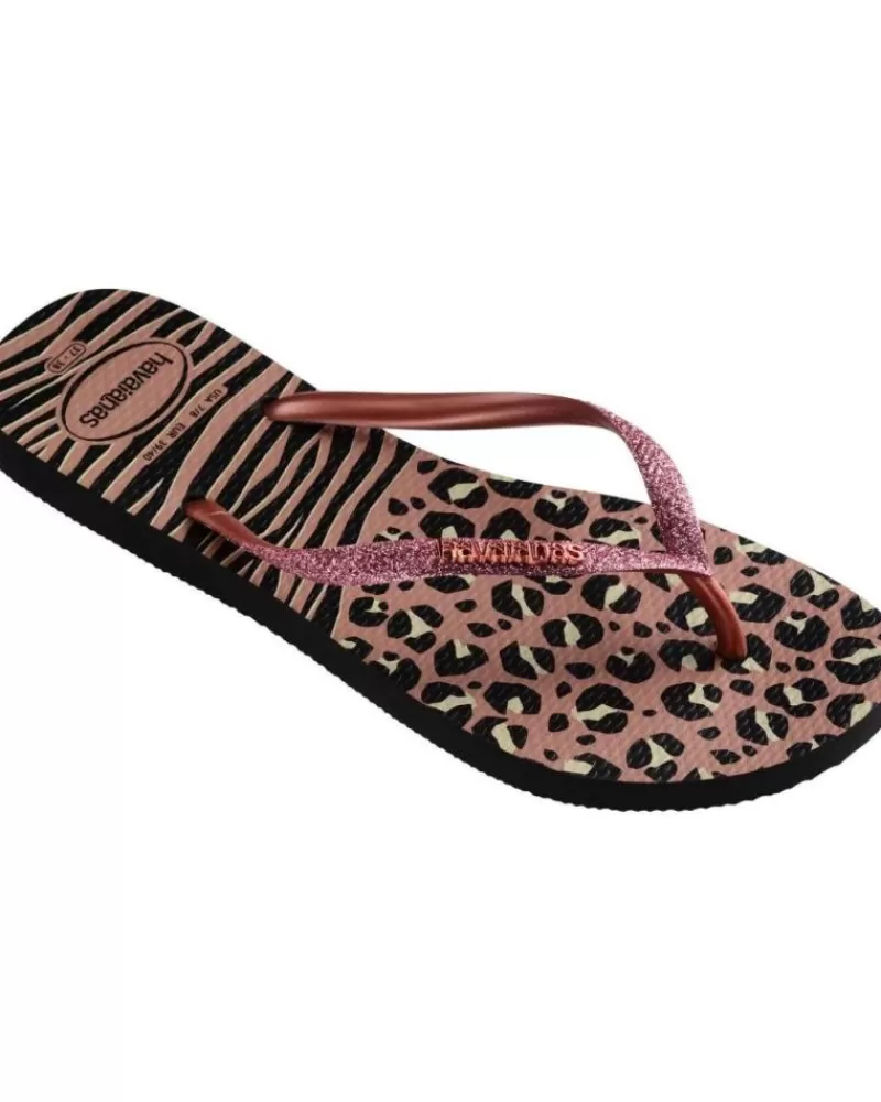 Woman HAVAIANAS Woman Flip Flops 4147964H Animal Print