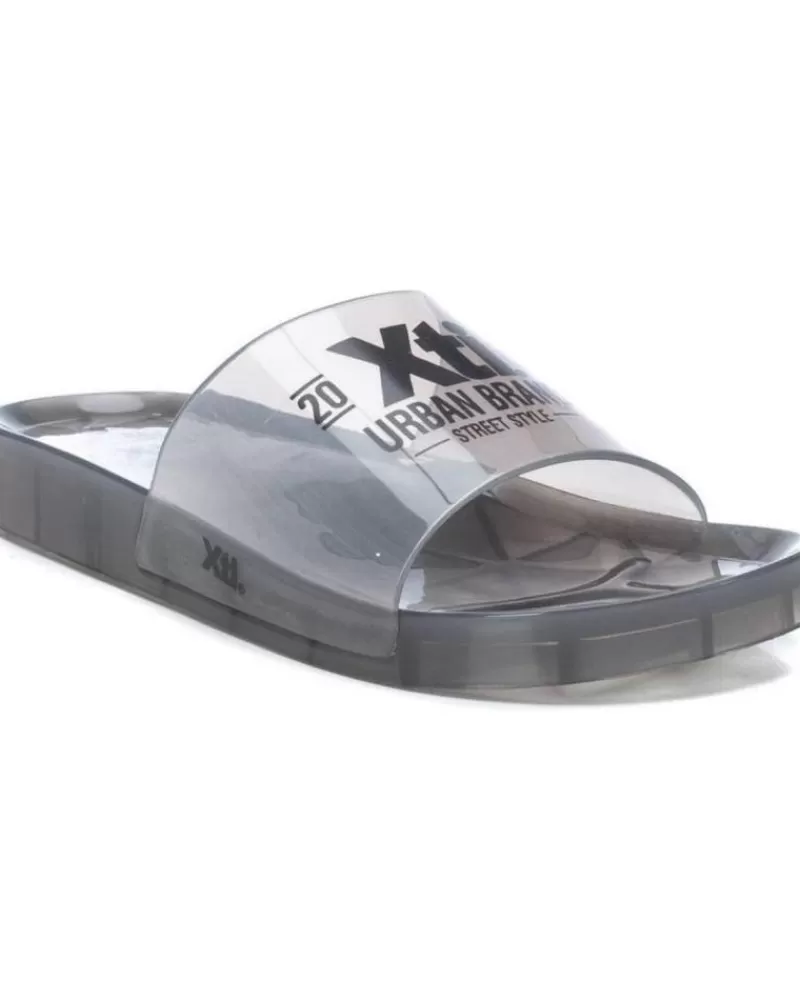 Woman XTI Woman Flip Flops Chancla Trasnparente Gris