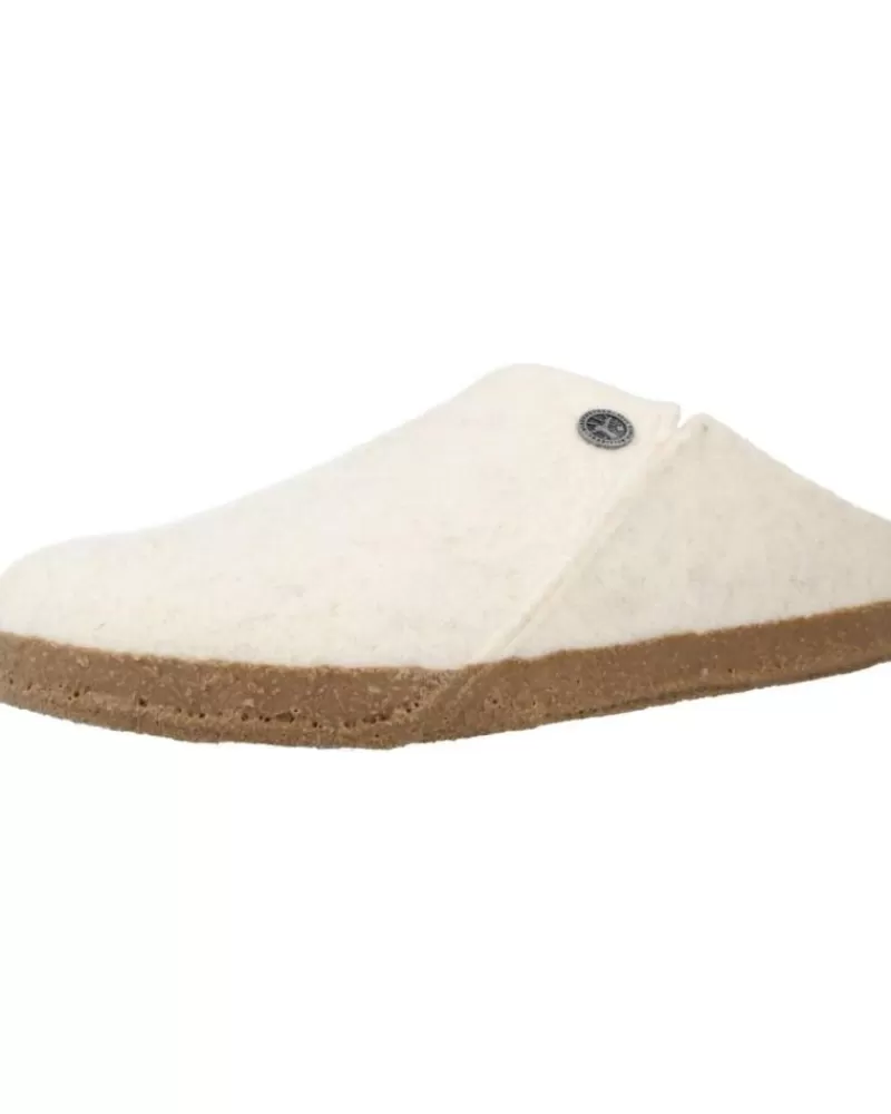 Woman BIRKENSTOCK Woman House Slipers Zermatt Blanco