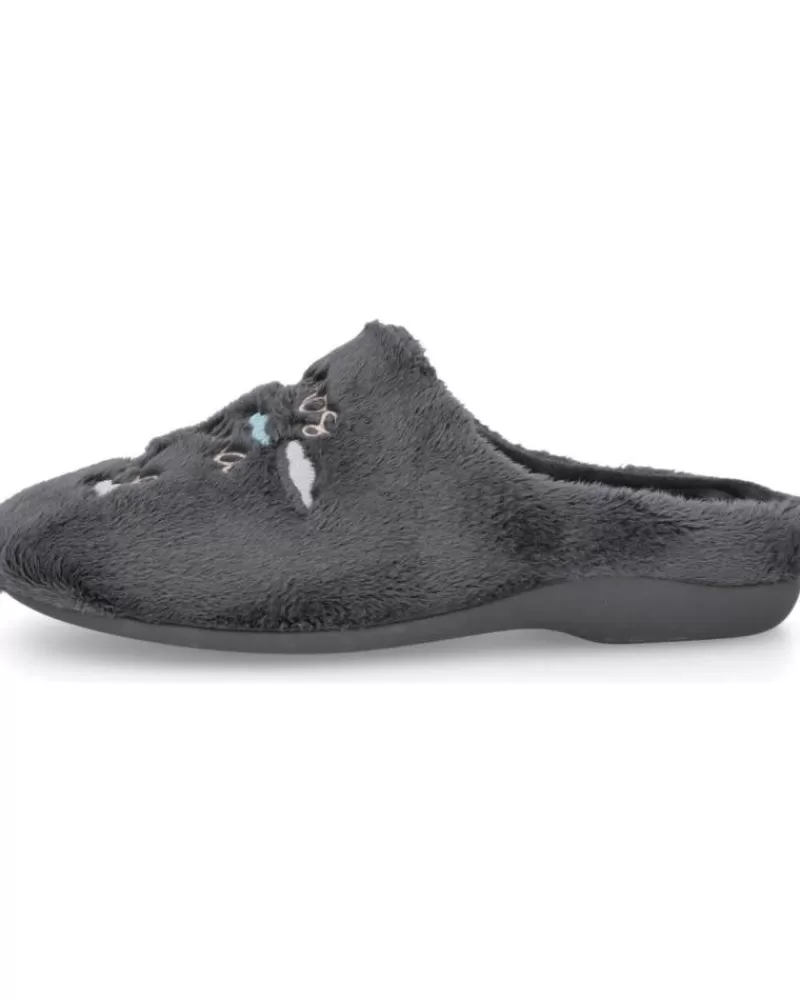 Woman GARZON Woman House Slipers 7306-275 Zapatillas De Casa Muje Gris