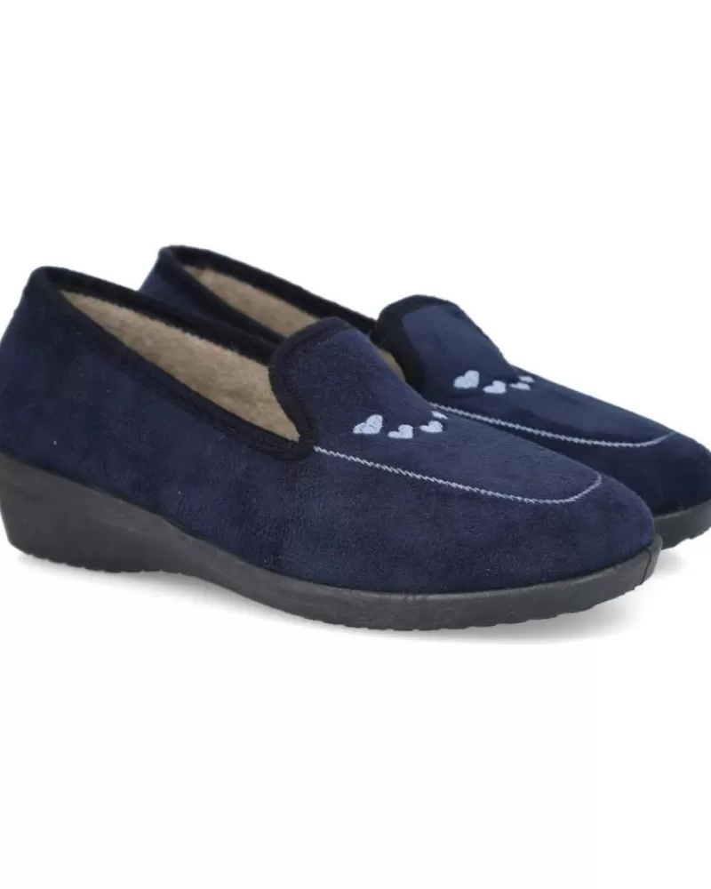 Woman L&R SHOES Woman House Slipers L&R Shoes Lr Shoes 2204114 Zapatillas De Casa Mu Azul
