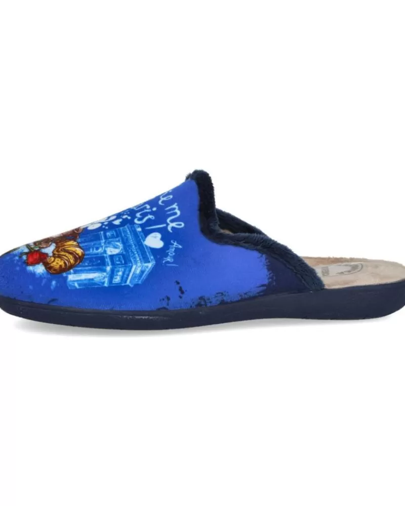 Woman L&R SHOES Woman House Slipers L&R Shoes Lr Shoes 315113 Zapatillas De Casa Muj Azul