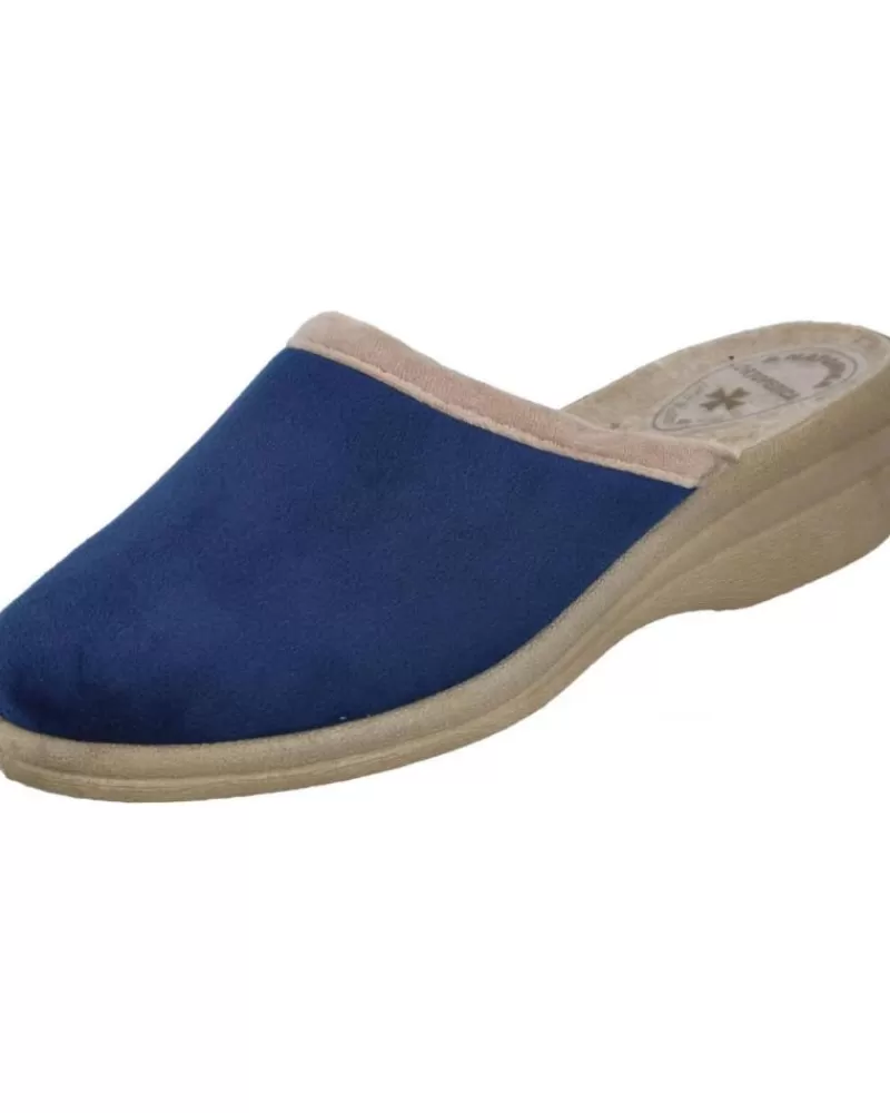 Woman L&R SHOES Woman House Slipers L&R Shoes Lr Shoes 66134 Zapatillas De Casa Muje Azul