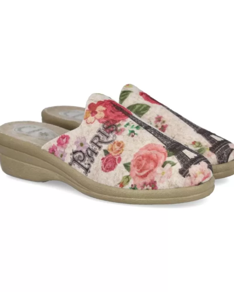 Woman L&R SHOES Woman House Slipers L&R Shoes Lr Shoes 66233 Zapatillas De Casa Muje Beig