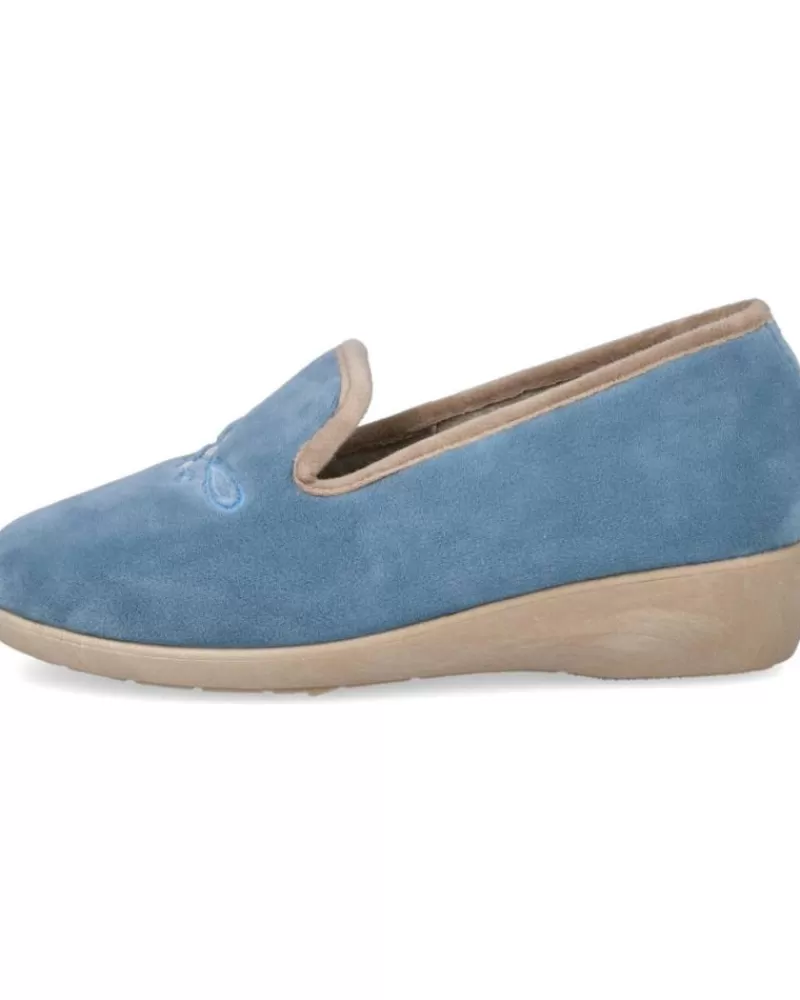 Woman L&R SHOES Woman House Slipers L&R Shoes Lr Shoes 8803428 Zapatillas De Casa Mu Azulon