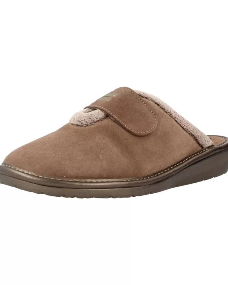 Woman NORDIKAS Woman House Slipers Top Line Marron