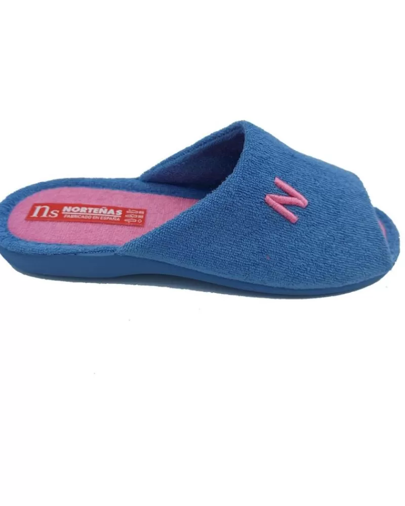 Woman NORTEÑAS Woman House Slipers Nortenas Zapatilla Casa Abierta Aguamar
