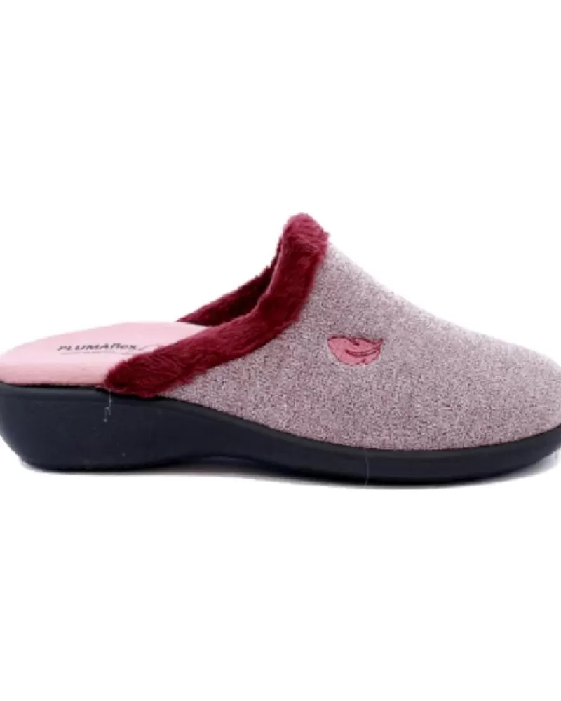 Woman PLUMAFLEX Woman House Slipers Zapatilla Casa Cuna Rosa