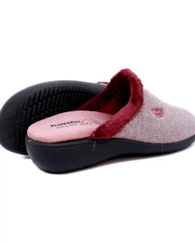 Woman PLUMAFLEX Woman House Slipers Zapatilla Casa Cuna Rosa