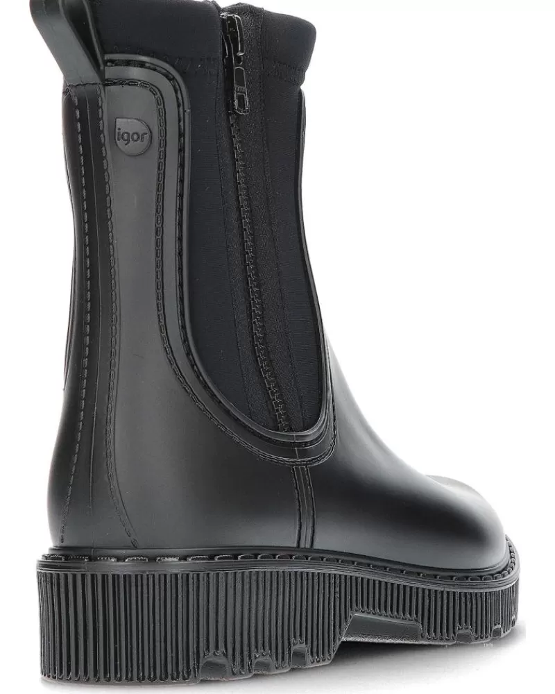 Woman IGOR Woman Mid Boots Bota De Agua Mujer W10268 Negro