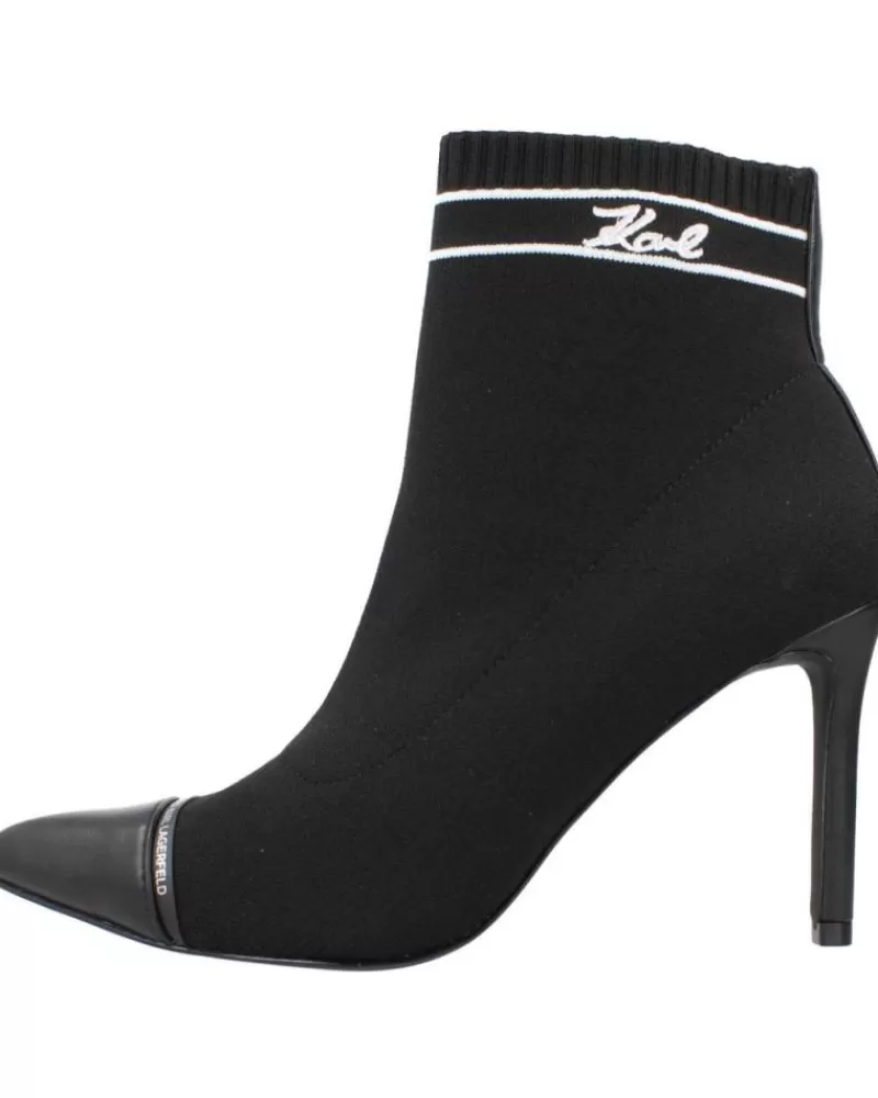 Woman KARL LAGERFELD Woman Mid Boots Pandara Negro