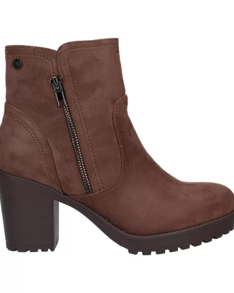 Woman XTI Woman Mid Boots 36673 Antelina Taupe