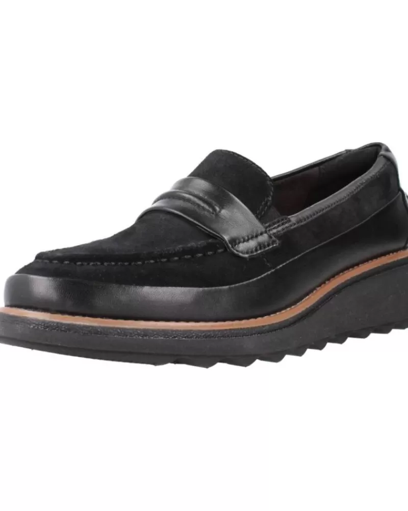Woman CLARKS Woman Mocasines Sharon Aster Negro