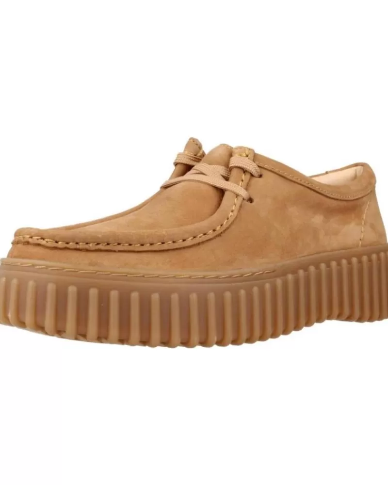 Woman CLARKS Woman Mocasines Torhill Bee Marron Claro