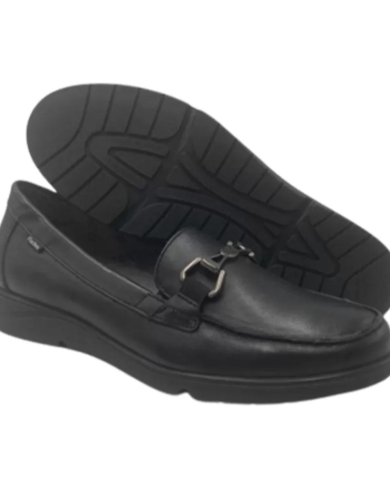 Woman FLUCHOS Woman Mocasines Zapato F1836 Negro Mujer Sugar Negro
