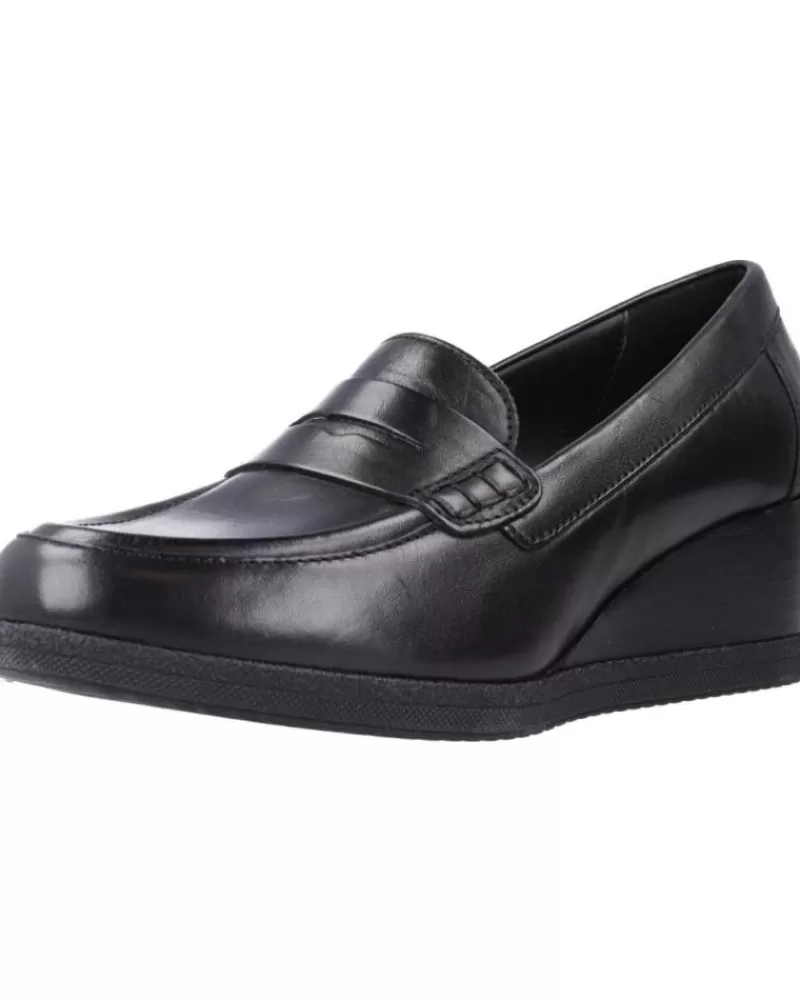 Woman GEOX Woman Mocasines D Anylla Wedge Negro