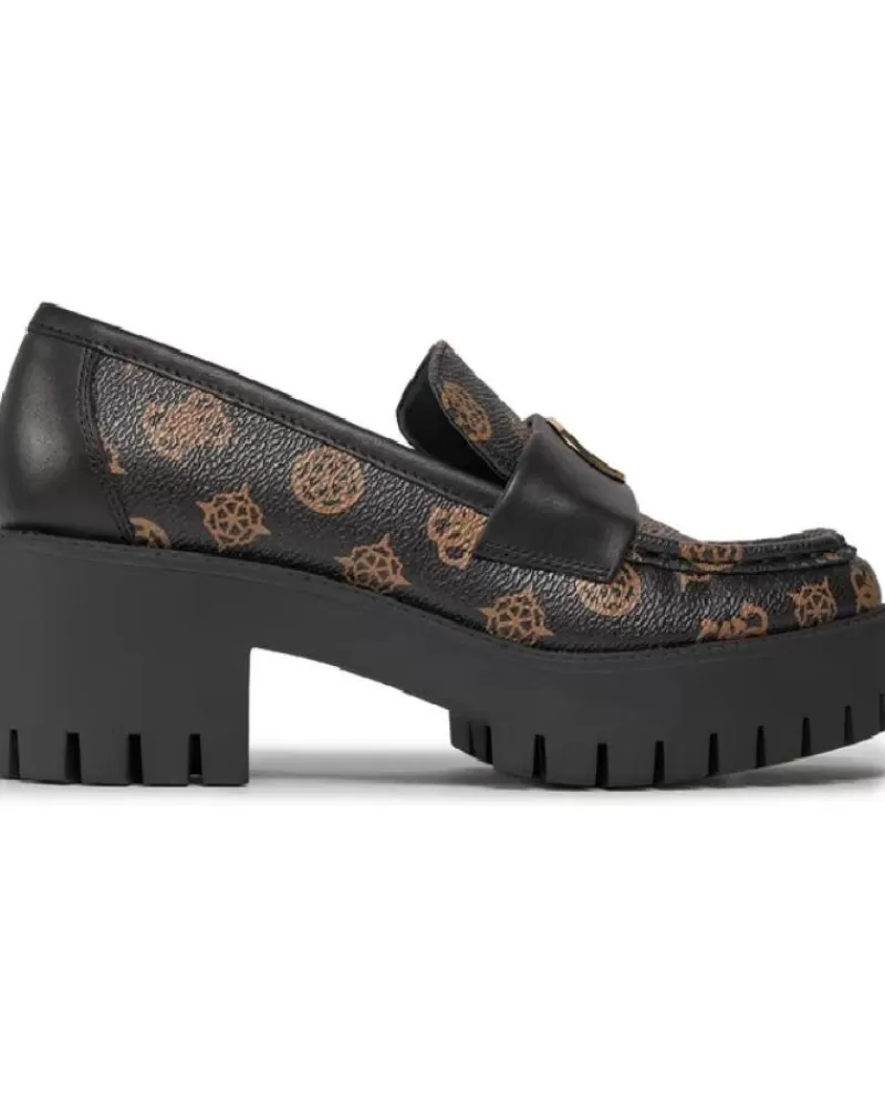 Woman GUESS Woman Mocasines Wanye Fl8Wye Fal14 Negro