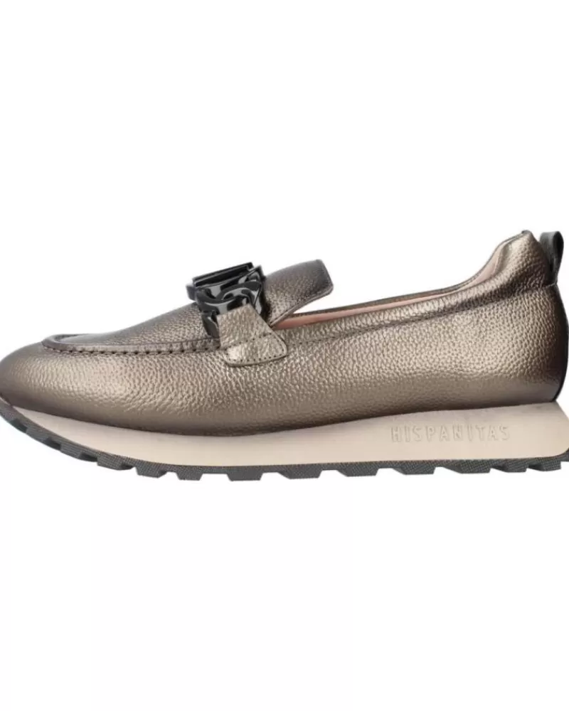 Woman HISPANITAS Woman Mocasines Boira Bolmet Plata