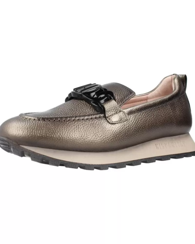 Woman HISPANITAS Woman Mocasines Boira Bolmet Plata