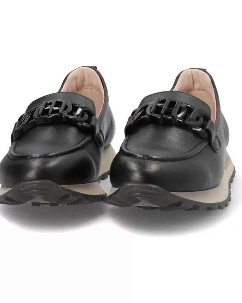 Woman HISPANITAS Woman Mocasines Mcoasin Sport Loira C010Black