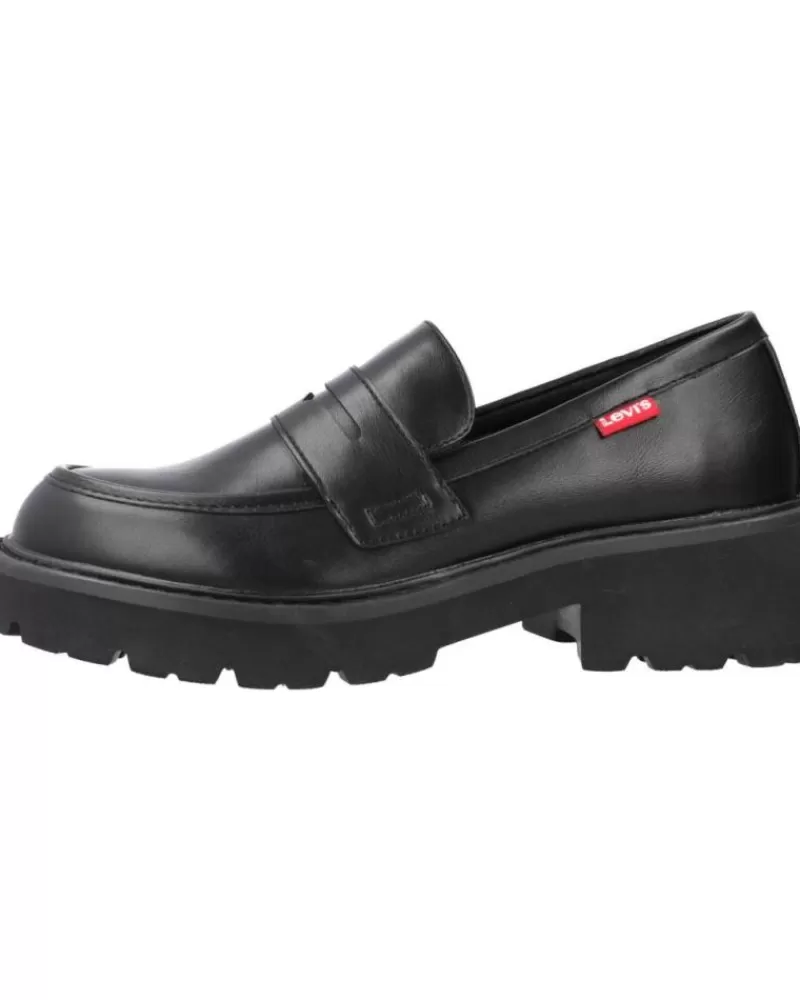 Woman LEVIS Woman Mocasines Lucy Negro