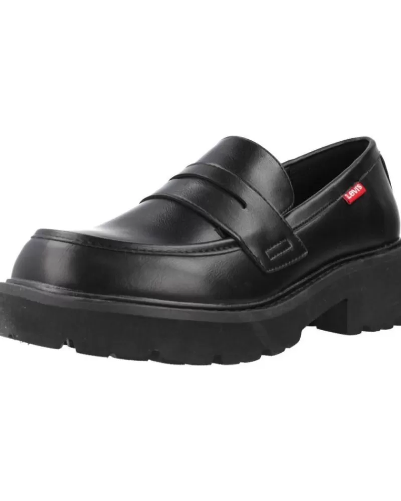 Woman LEVIS Woman Mocasines Lucy Negro