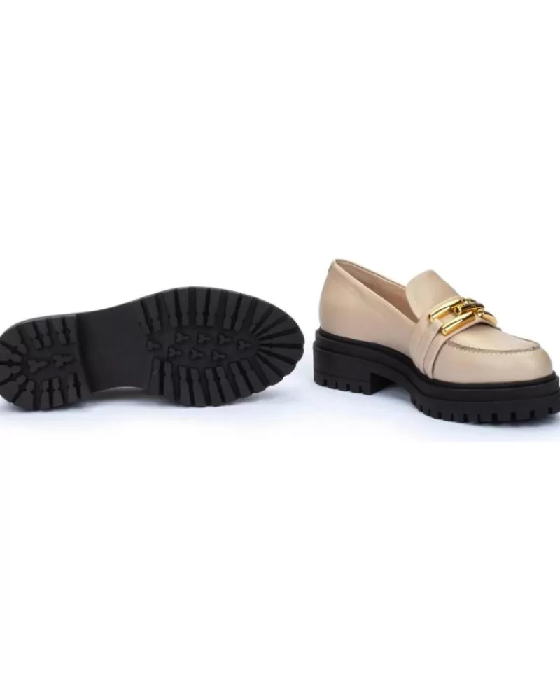 Woman MARTINELLI Woman Mocasines Mocasin De Vestir Para Mujer 1674-B080Z Stone
