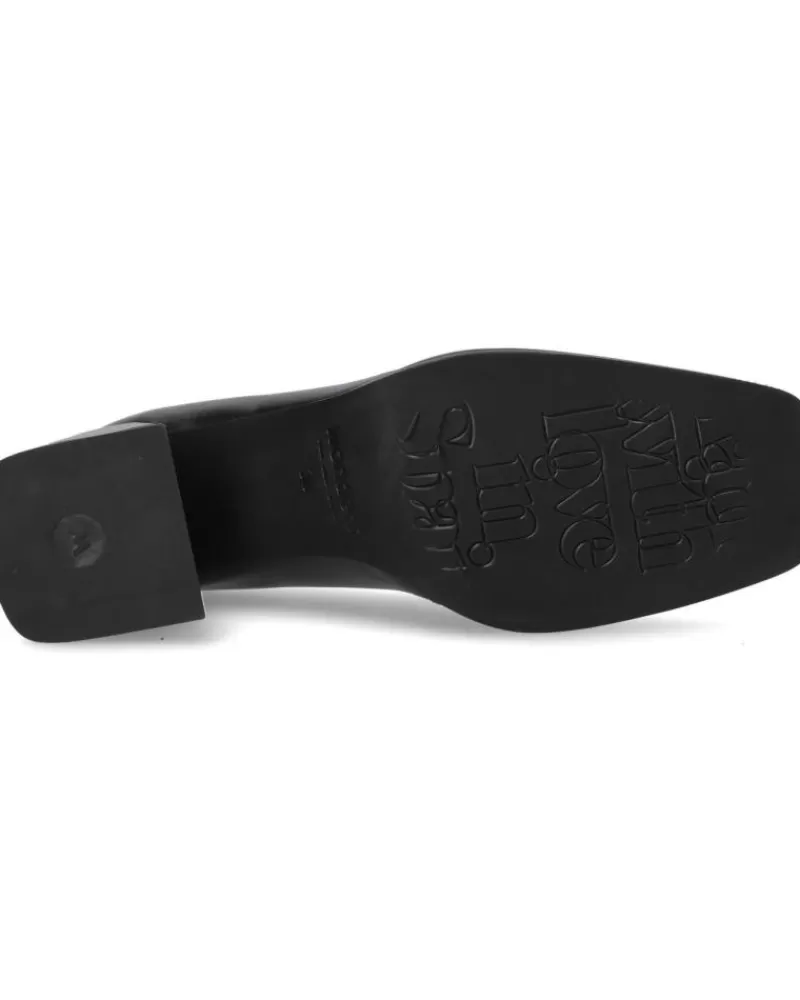 Woman WONDERS Woman Mocasines Mocasin Negro-Cream