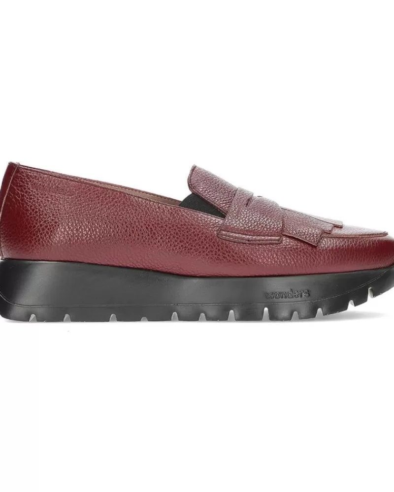 Woman WONDERS Woman Mocasines Mocasines A2454 Vino