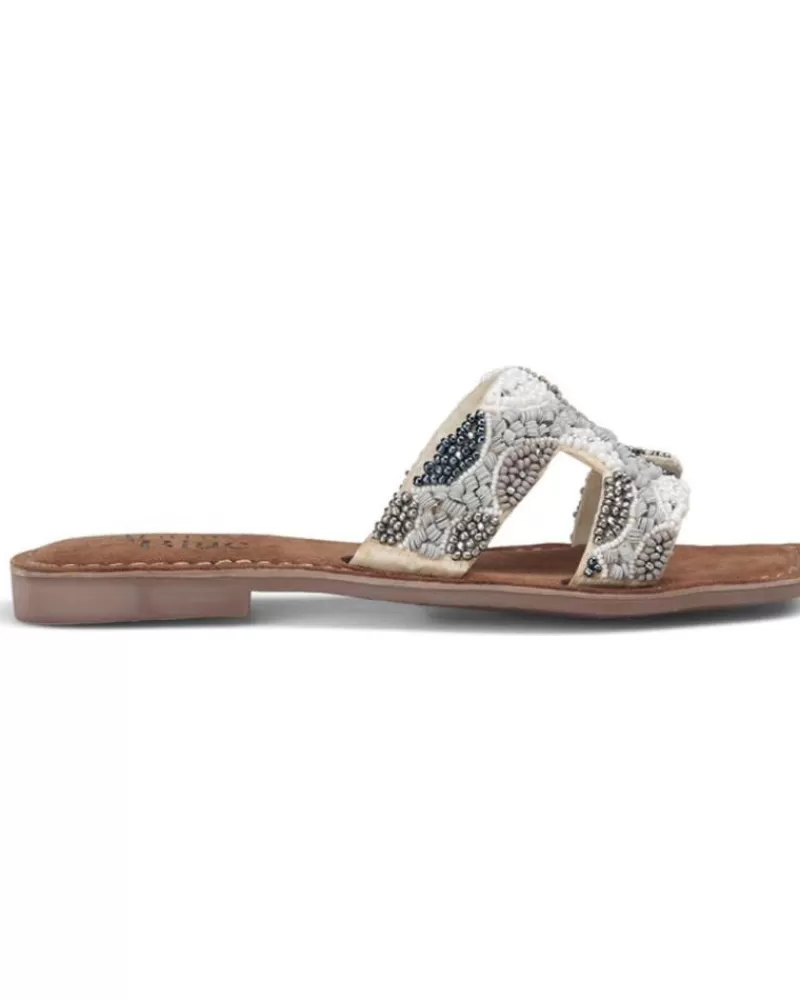 Woman ALMA BLUE Woman Sandals Sandalia Alma Blu Indi White