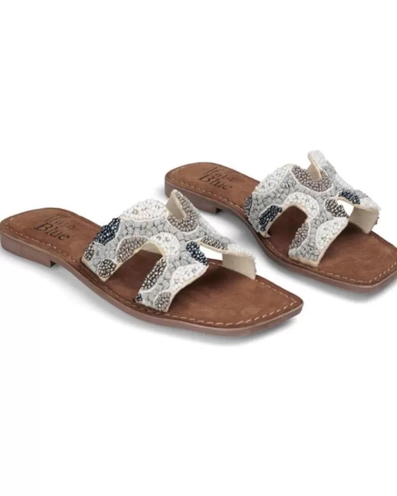Woman ALMA BLUE Woman Sandals Sandalia Alma Blu Indi White
