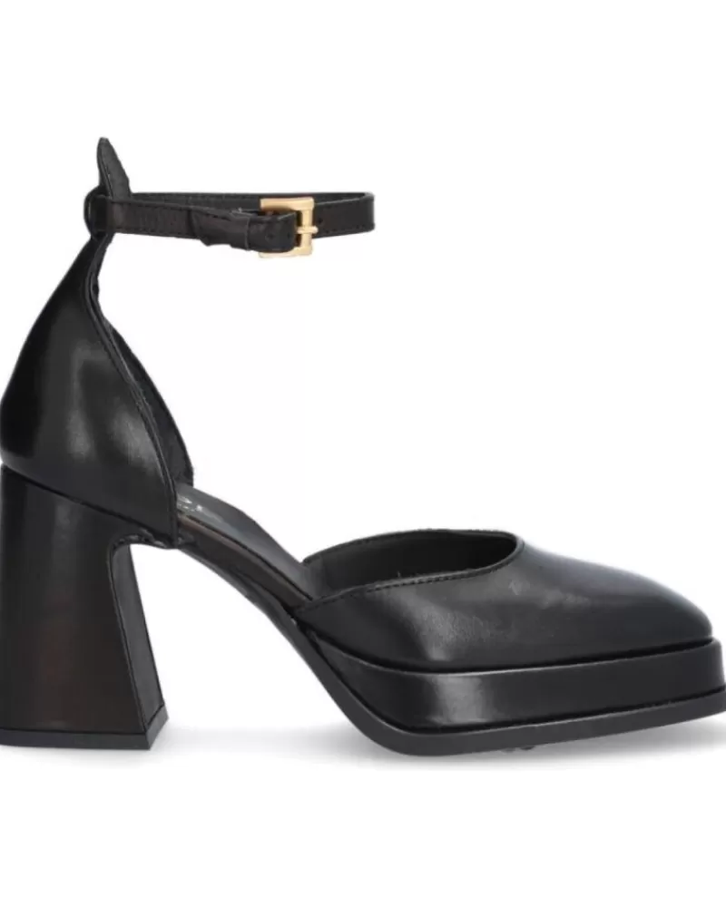 Woman ALPE Woman Sandals Idanna Sandalia Piel Negro