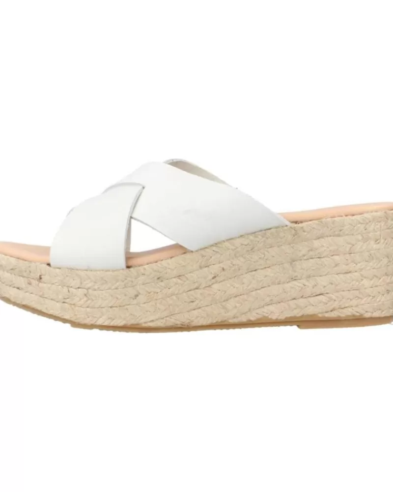 Woman CLARA DURAN Woman Sandals Platafp7Cd Blanco