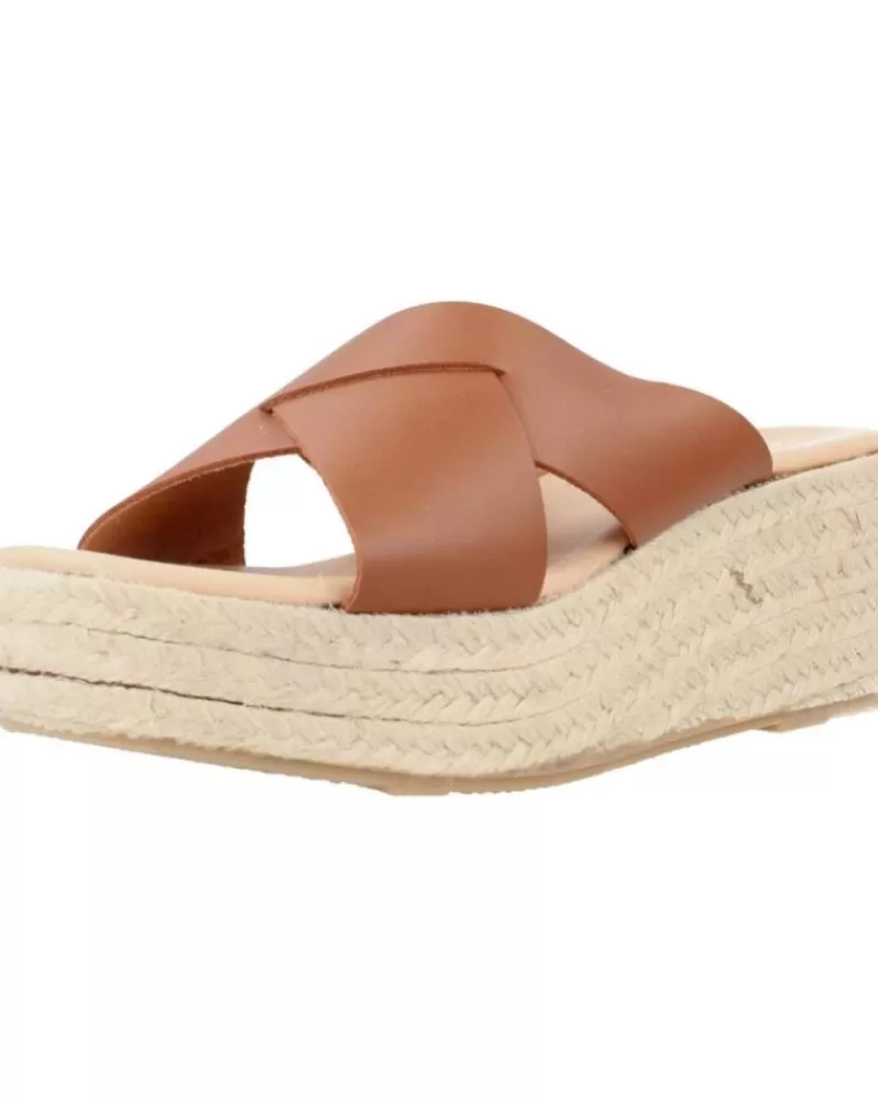 Woman CLARA DURAN Woman Sandals Platafp7Cd Marron