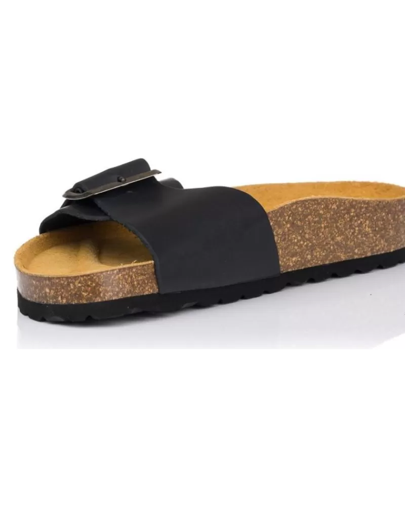 Woman CORONEL TAPIOCCA Woman Sandals Sandalias Planas C1207 Negras Negro