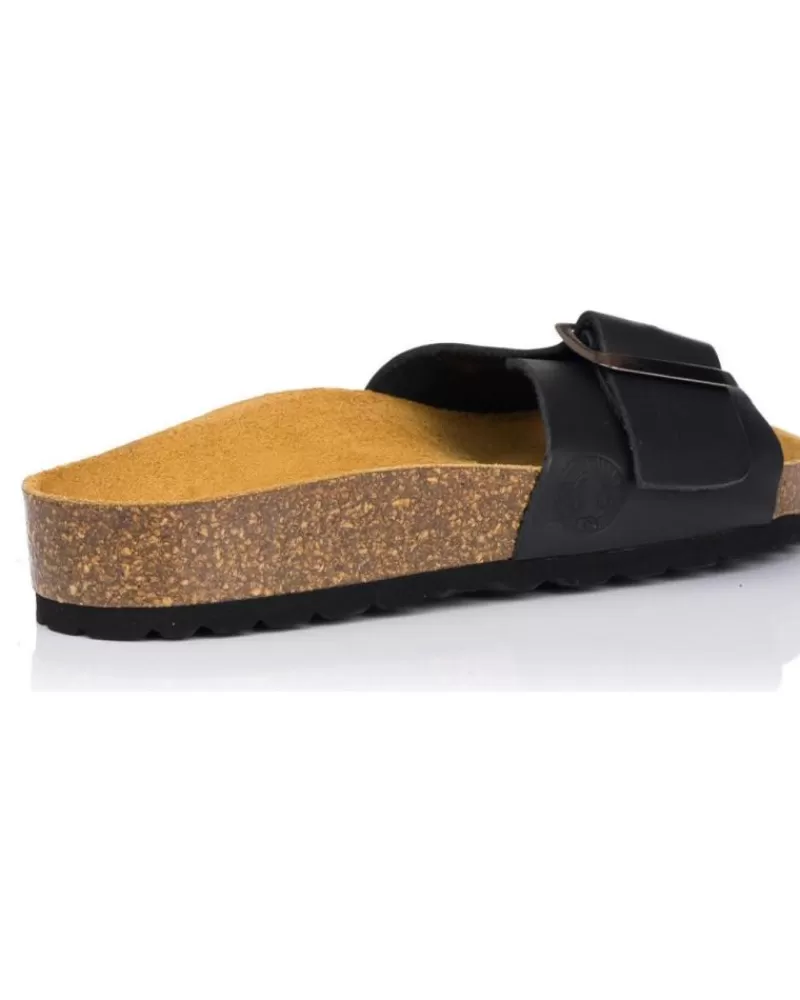 Woman CORONEL TAPIOCCA Woman Sandals Sandalias Planas C1207 Negras Negro