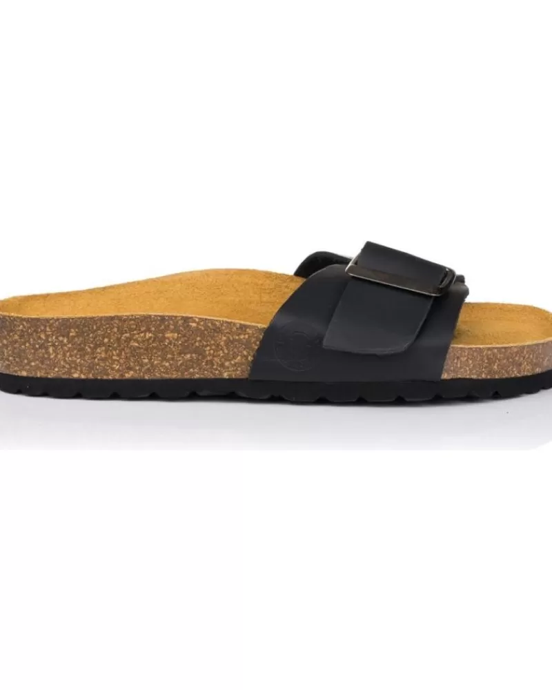 Woman CORONEL TAPIOCCA Woman Sandals Sandalias Planas C1207 Negras Negro
