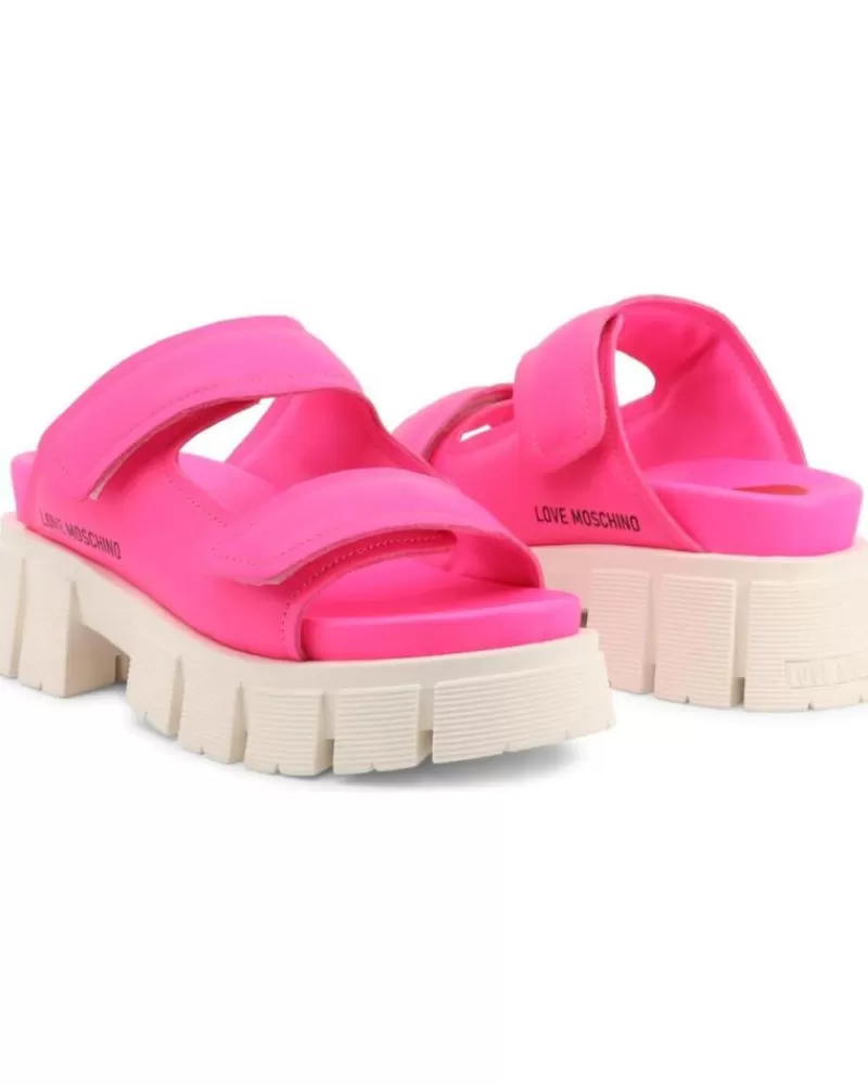 Woman LOVE MOSCHINO Woman Sandals Ja28397G0Ejb0-604 Pink